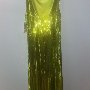 Nanette Lepore Vibrant Emerald Sequin Dress